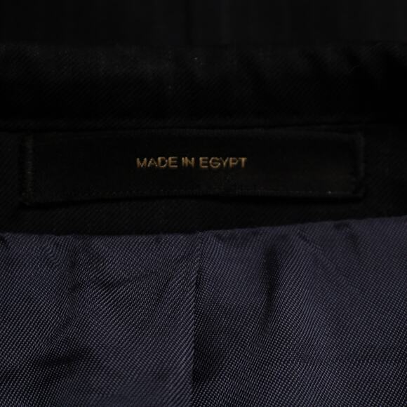 Massimo Dutti Super 130s Wool Navy Pinstripe Blazer Jacket Italian Size 58 - Picture 8 of 12